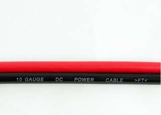 NEW 10 AWG GAUGE RED/BLACK ZIP WIRE POWER SUPPLY CABLE  