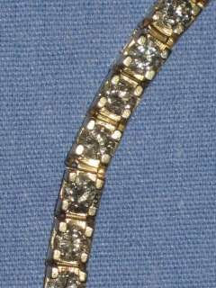 50ct Diamond Tennis Bracelet 14k Yellow Gold $10,000  