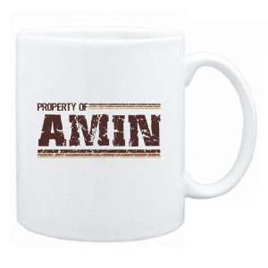  New  Property Of Amin Retro  Mug Name