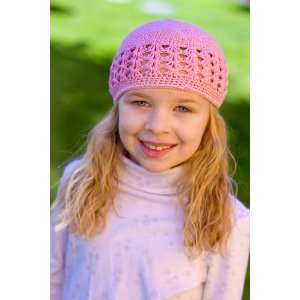  Size 2 My Little Noggin pink Crochet beanie Kufi Hat 