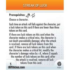  Streak of Luck (Hero Clix   Mutations and Monsters 