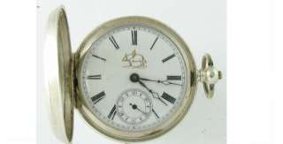 Mint & Superb Silver Swiss Half Hunter Pocket Watch 1860  