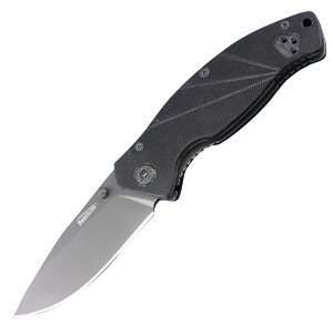  Plain Edge Textured G 10 Machined Handle Scales 440 Stainless Steel