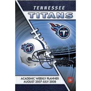  Tennessee Titans 2007   2008 5x8 Academic Weekly 