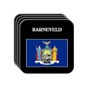  US State Flag   BARNEVELD, New York (NY) Set of 4 Mini 