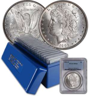 Twenty (20) 1902 O US Morgan Silver Dollars $1   PCGS MS64  