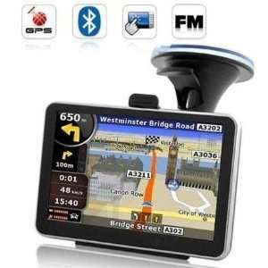  5 inch GPS Navigation with Bluetooth AV IN 4GB car GPS 