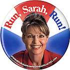 sarah palin campaign button  