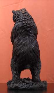   Whimsical Grizzly Bear Berries Bronze Statue ON SALE  