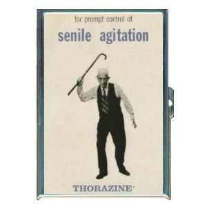   Senile Very Funny ID Holder, Cigarette Case or Wallet MADE IN USA