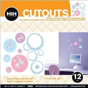  Hip In A Hurry 3D Decor Cut Outs 11 1/4 Inch Circle Cal 