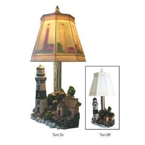  11.5 Day/Night Lighthouse Accent Lamp By DEI Furniture 