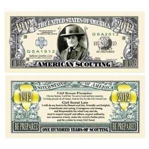   Scouts 100 Years of Scouting Dollar Bill (25/$7.99) 