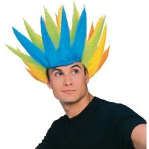  50409 Rainbow Spiked Punk Wig Toys & Games