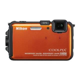   Waterproof Digital Camera with GPS and Full HD 1080p Video (Orange