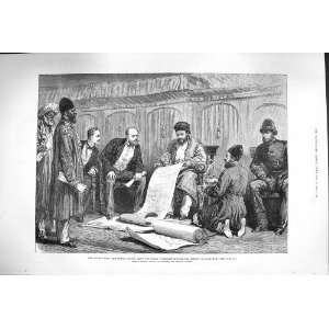  1879 AFGHAN WAR AMEER YAKOOB KHAN CAVAGNARI GUNDAMUK