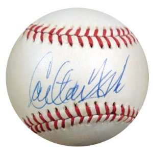 Carlton Fisk Autographed AL Baseball PSA/DNA #M55555 