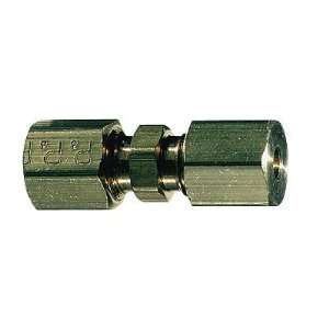 Straight compression union, 1/2, Brass, each  Industrial 