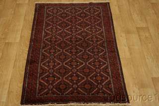 EXCELLENT QUALITY 4X7 BALOUCH PERSIAN ORIENTAL AREA RUG WOOL CARPET 