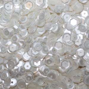  5mm CUP SEQUINS Oyster White Loose sequins for embroidery 