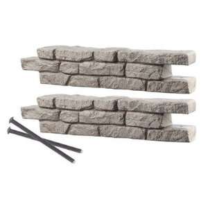  RockLock Straight Wall Pack with Spikes (Pack of 2) Patio 