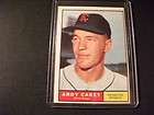 1961 topps 518 ANDY CAREY AS NM MT  