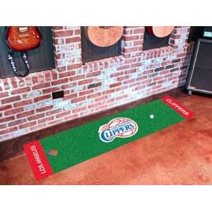NBA Los Angeles Clippers Golf Practice Putting Green Rug Runner 18 x 