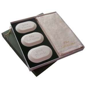  Give Thanks Personally  Luxury Gift Set (3 bars 1 towel 