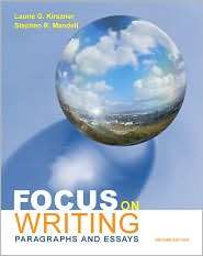 Focus on Writing Paragraphs and Essays, (031260341X), Laurie G 