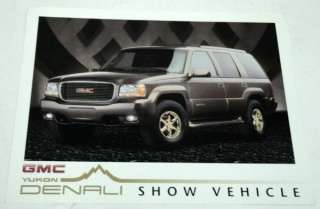 GMC 1997 Yukon Denali Truck Sales Brochure  