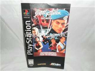 Street Fighter The Movie (Sony PlayStatio​n 1, 1995) Complete PS1 