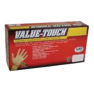  SAS Safety 6592 Value Touch Industrial Disposable Latex 5 