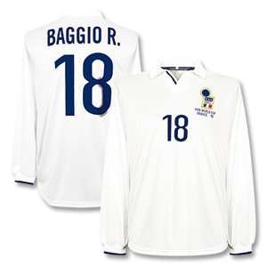   Away L/S Players Jersey   No Swoosh + R.Baggio 18