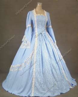 Marie Antoinette Victorian Dress Ball Gown Prom Wedding 142 L  