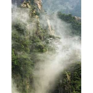 Peaks and Valleys of Grand Canyon in West Sea, Mt. Huang Shan, China 