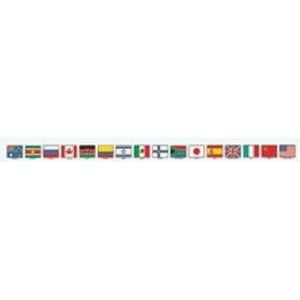   PUBLISHING CHALKBOARD TOPPER FLAGS OF NATIONS 
