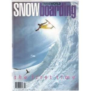  TransWorld SNOWboarding Fall 1987 The First Time Transworld 