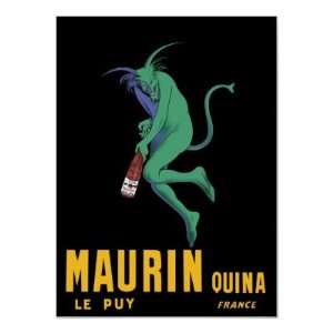    Maurin Quina Absinthe French Advertising Poster