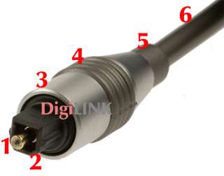 Tip, Toslink Toslink Plug Shell Sleeve Bushing Optic Fibre Cable