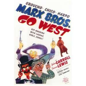  Go West (1940) 27 x 40 Movie Poster Style A