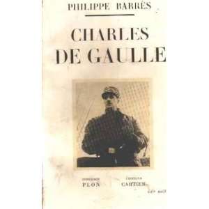  Charles de gaulle Barres Philippe Books
