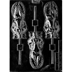  LONG EARRED RABBIT LOLLY Easter Candy Mold chocolate
