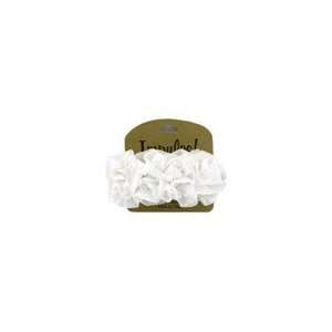  Satin ruffle barrette (Wholesale in a pack of 24 