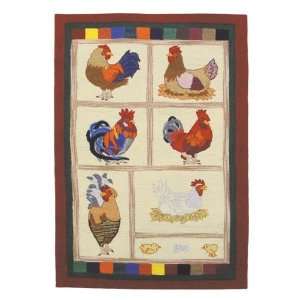   II Theme Rooster small rectangular area rugs 33x52