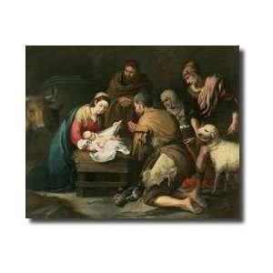  The Adoration Of The Shepherds C1650 Giclee Print