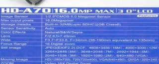 HD 16MP DIGITAL VIDEO CAMERA CAMCORDER DV 3.0 TFT LCD  