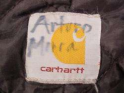 CARHARTT Arctic Lined Chore Work Jacket (Youth Medium) Green  