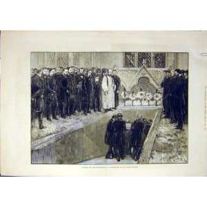  1881 Funeral Beconsfield Hughenden Church Wycombe