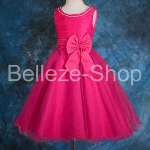   Flower Girls Party Pageant Dress Size 18 moths   Size 8 FG138  