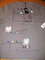 EXPRESS Young Mens Geometrix Cast Iron T Shirt Shirts XL New  